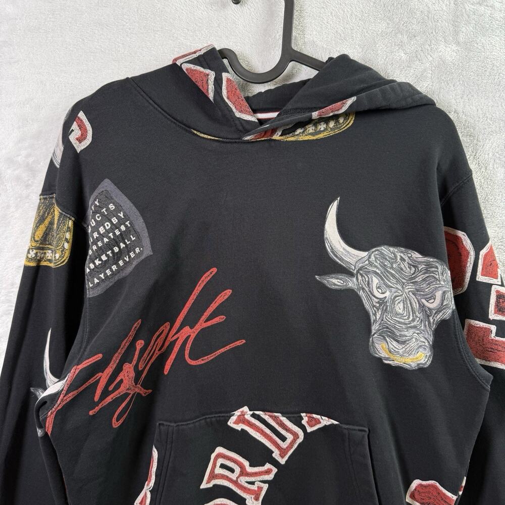 Air Jordan Wings of Flight Pullover Hoodie Women's XS Black Bull Streetwear Fall - Picture 2 of 12